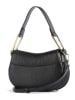 COCCINELLE Leder-Schultertasche in Schwarz - (B)22 x (H)14 x (T)4 cm
