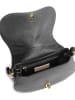 COCCINELLE Leder-Schultertasche in Schwarz - (B)22 x (H)14 x (T)4 cm