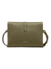 COCCINELLE Leder-Umhängetasche in Khaki - (B)24 x (H)17 x (T)10 cm