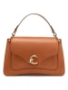 COCCINELLE Leren handtas camel - (B)24 x (H)16 x (D)9 cm