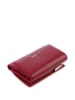 COCCINELLE Leren portemonnee bordeaux - (B)14 x (H)10 x (D)4 cm