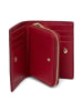 COCCINELLE Leren portemonnee bordeaux - (B)10 x (H)12,5 x (D)1 cm