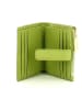 COCCINELLE Leren portemonnee lichtgroen - (B)10 x (H)10 x (D)1 cm
