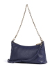 COCCINELLE Leren schoudertas donkerblauw - (B)22 x (H)12 x (D)7 cm