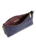 COCCINELLE Leder-Schultertasche in Dunkelblau - (B)22 x (H)12 x (T)7 cm
