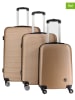 Geographical Norway 3tlg. Hardcase-Trolleyset "Solomun" in Khaki