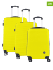 Geographical Norway 3tlg. Hardcase-Trolleyset "Solomun" in Gelb