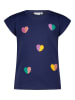Topo Koszulka "Hearts" w kolorze granatowym