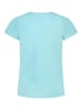 Topo Shirt "Ice in blossom" in Hellblau