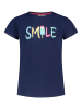 Topo Koszulka "Smile" w kolorze granatowym