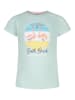 Topo Shirt "Flamingo" in Hellblau