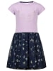 Topo Kleid "Butterfly" in Lila/ Dunkelblau