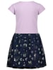 Topo Kleid "Butterfly" in Lila/ Dunkelblau