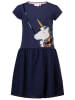 Topo Kleid in Dunkelblau/ Schwarz