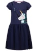Topo Kleid in Dunkelblau/ Schwarz