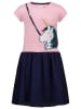 Topo Kleid in Rosa/ Schwarz