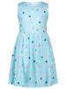 Topo Kleid "Hearts" in Hellblau