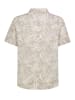 Eight2Nine Hemd in Beige/ Weiß