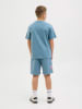JACK & JONES Junior Sweatshort "Kane" lichtblauw