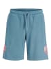 JACK & JONES Junior Sweatshort "Kane" lichtblauw