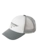 JACK & JONES Junior Czapka "Script" w kolorze szaro-białym