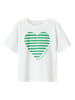 name it Shirt wit/groen
