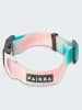 Paikka Halsband "Glow" lichtroze/mintgroen