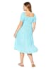 Aller Simplement Jurk turquoise