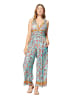 Aller Simplement Jumpsuit in Hellblau/Orange
