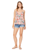 Aller Simplement Bluse in Creme/Rot