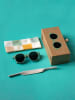 SooNice Kinder-Sonnenbrille in Mint/ Schwarz