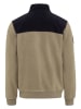Camel Active Fleecejacke in Khaki/ Schwarz