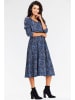 Awama Kleid in Dunkelblau