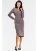 Awama Kleid in Braun