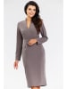 Awama Kleid in Braun