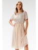 Awama Kleid in Beige