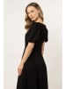 Awama Kleid in Schwarz