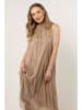 Awama Kleid in Beige
