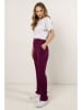 Awama Stoffen broek paars