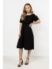 Awama Kleid in Schwarz