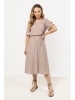 Awama Kleid in Beige