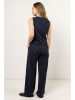 Awama Stoffen broek - loose fit - donkerblauw
