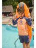 Peek U Zwemshirt "Poseidon" donkerblauw/oranje