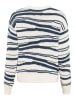 Camel Active Pullover in Weiß/ Dunkelblau