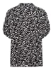 Camel Active Bluse in Schwarz/ Weiß