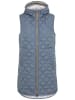 Camel Active Doorgestikte bodywarmer lichtblauw