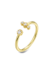 ÔNESSA Gecoate ring met edelstenen