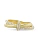 ÔNESSA Gecoate ring met edelstenen