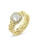 ÔNESSA Beschicht. Ring mit Edelsteinen