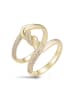 ÔNESSA Gecoate ring met edelstenen